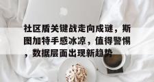 南宫28- 社区盾关键战走向成谜，斯图加特手感冰凉，值得警惕，数据层面出现新趋势